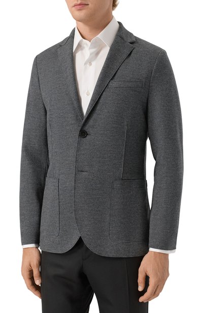 Шерстяной пиджак HARRIS WHARF LONDON, арт. CL7G27MYM, фото 3