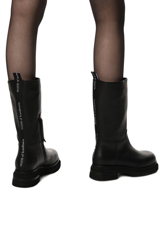 Кожаные полусапоги Sunny Nude of Scandinavia Чёрный, фото 3