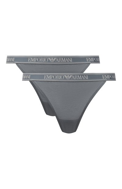Женские комплект из двух трусов-стрингов EMPORIO ARMANI, арт. 164522/1A227