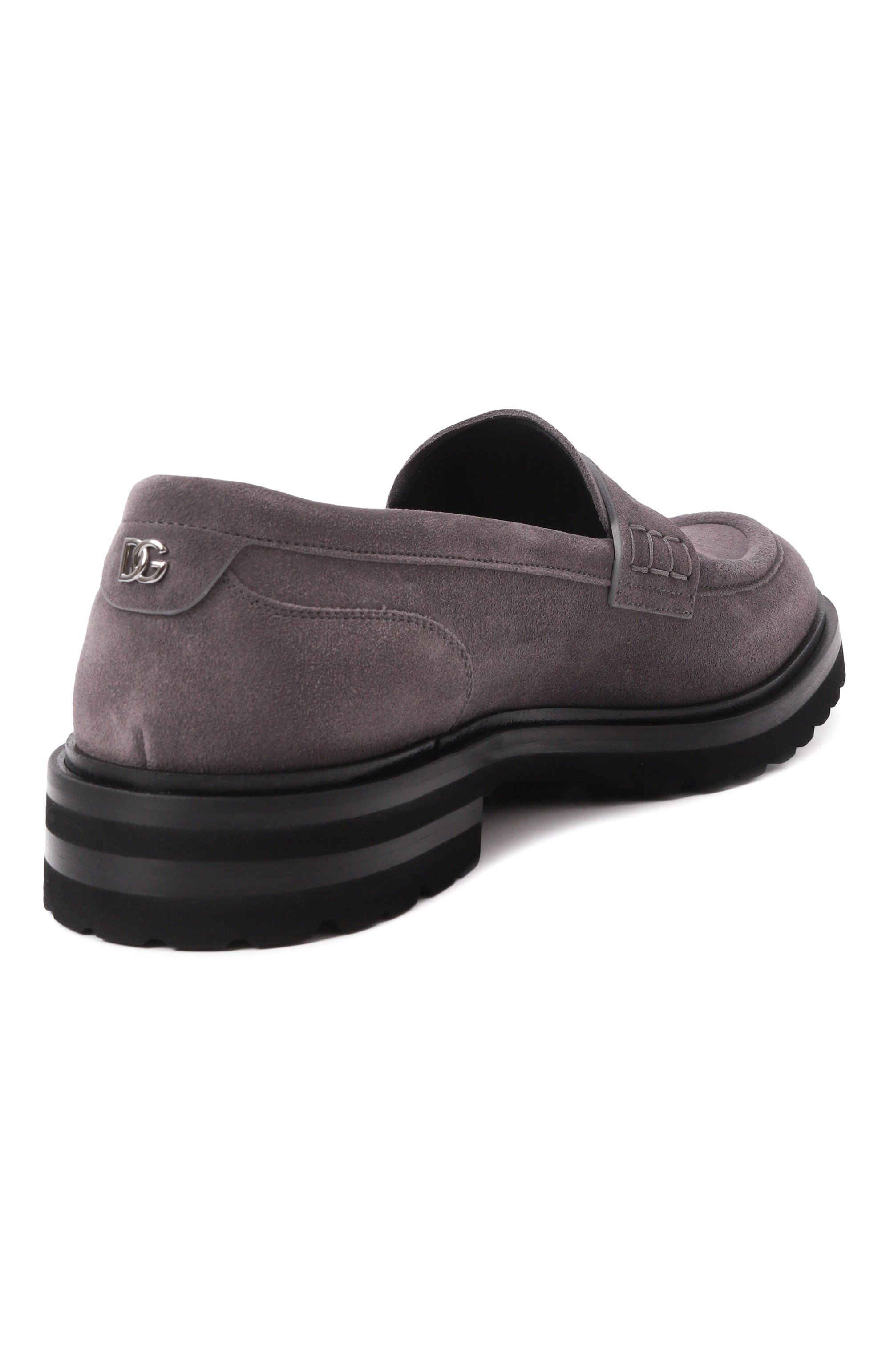 Замшевые пенни-лоферы DOLCE & GABBANA, арт. A30287/AT441, фото 5
