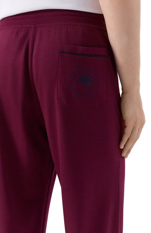 Шерстяные брюки Stefano Ricci K909049P3D/T25302 Бордовый  K909049P3D/T25302 Фото 5