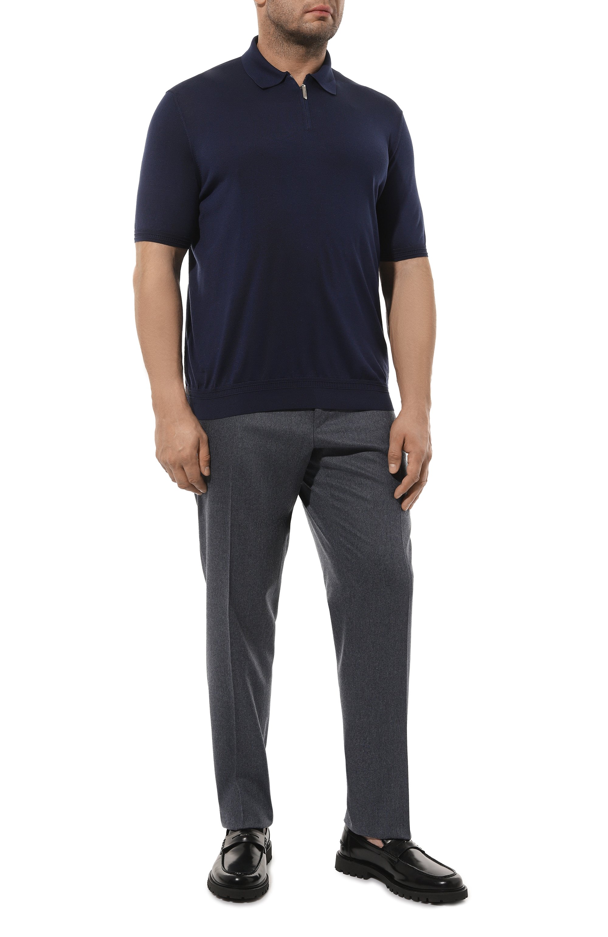 Шелковое поло STEFANO RICCI, арт. K616215P31/F24101, фото 2