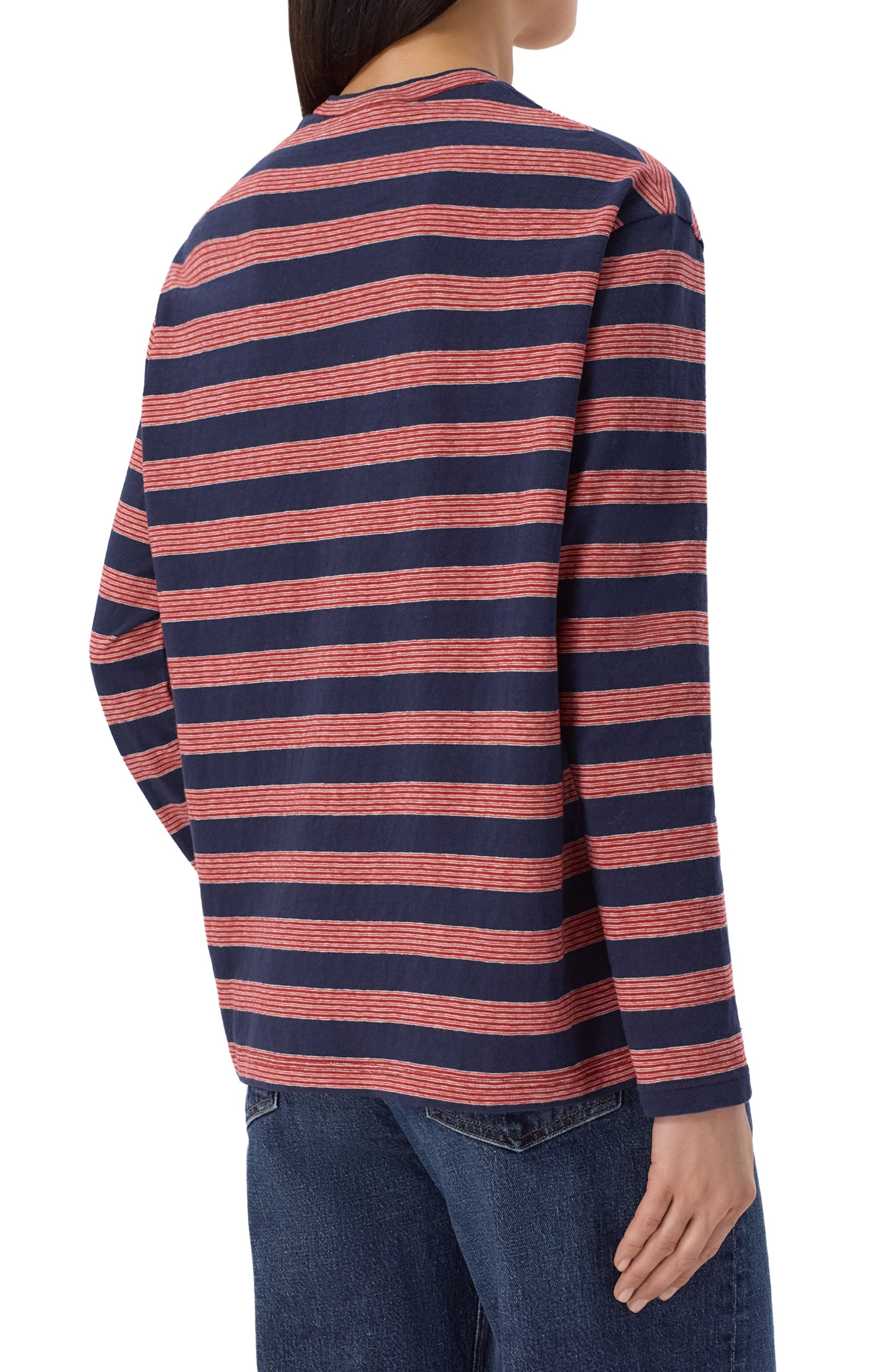 Хлопковый лонгслив JIL SANDER, арт. J02GC0169/J20389, фото 4