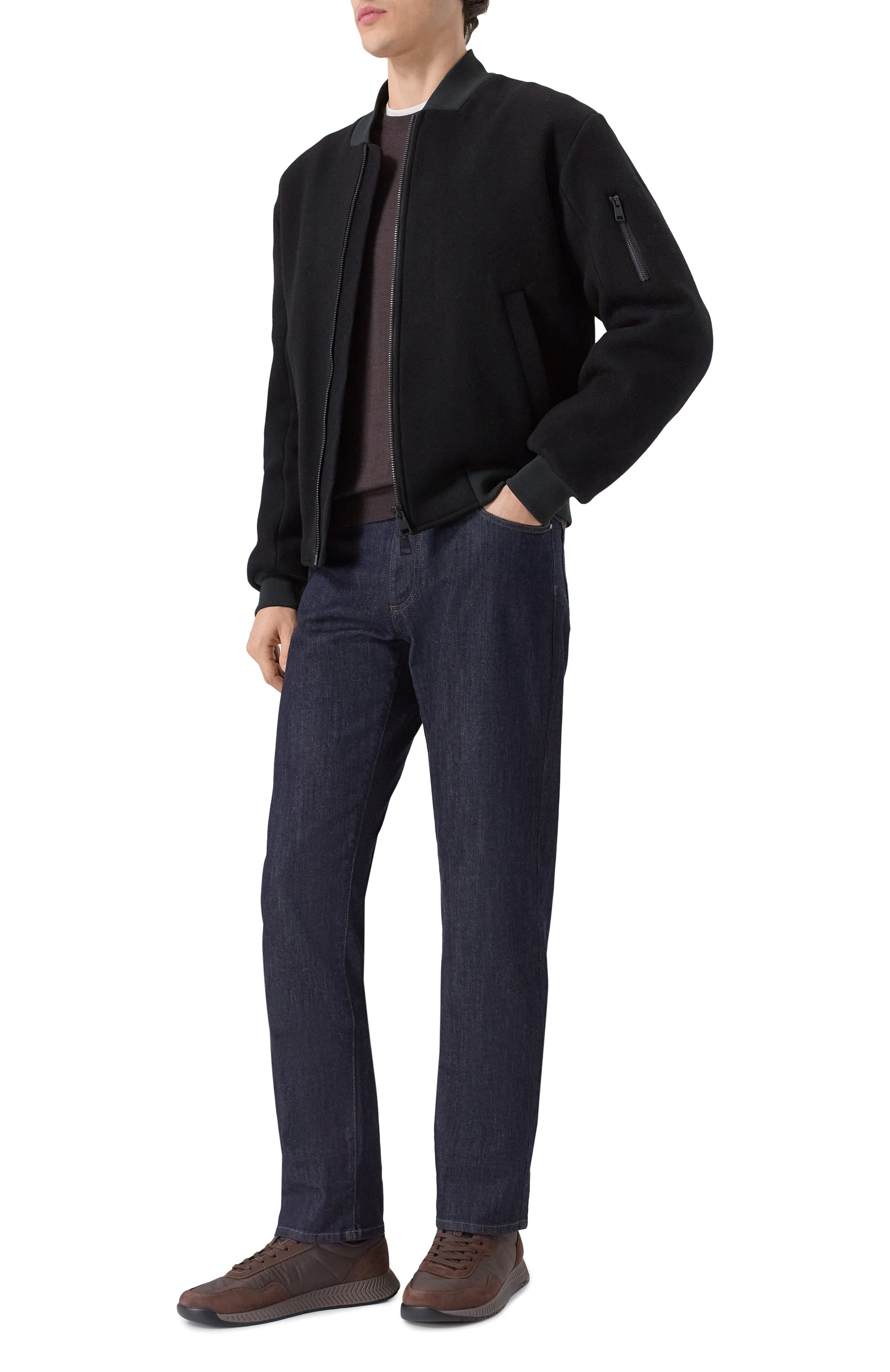 Комбинированные кроссовки titanium BOSS, арт. 50552895, фото 2