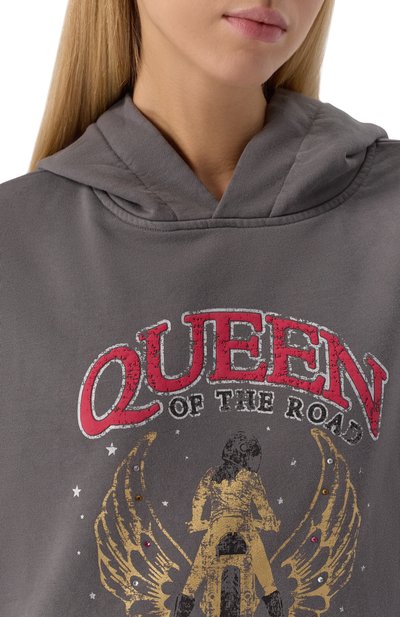 Хлопковое худи PINKO, арт. 104623/A2DB, фото 5