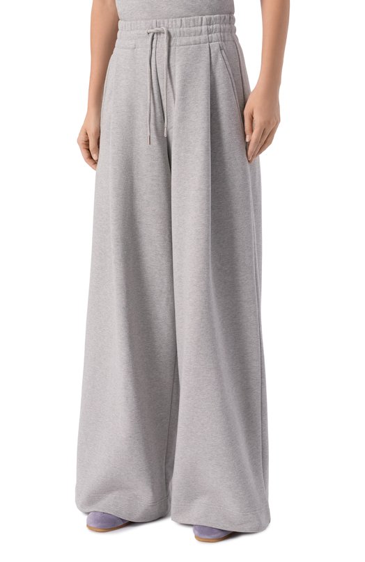 Хлопковые брюки Dries Van Noten 131111/3611 Серый  131111/3611 Фото 3