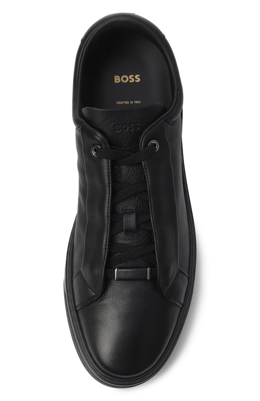 Кожаные кеды Gary BOSS 50546231 Чёрный  50546231 Фото 6