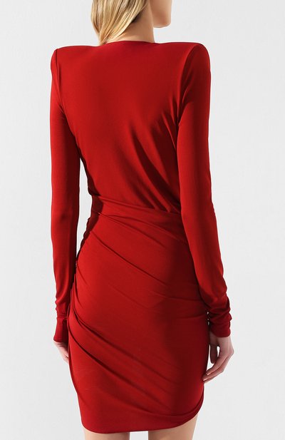 Платье из вискозы ALEXANDRE VAUTHIER, арт. 201DR1202 0191-1029, фото 4