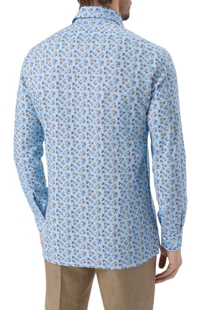 Хлопковая рубашка KITON, арт. UMCNERCH0927601, фото 4