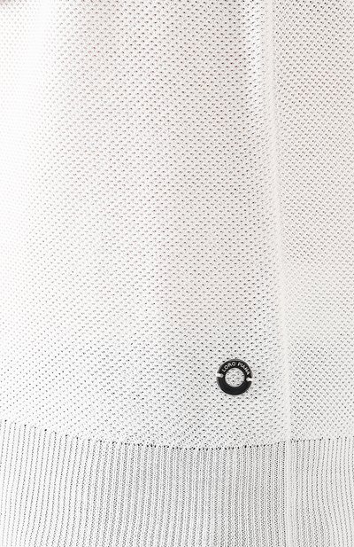 Топ из смеси шелка и хлопка LORO PIANA кремового цвета по цене 85800 руб., арт. FAG1725, фото 5 Топ из смеси шелка и хлопка LORO PIANA, арт. FAG1725, фото 5