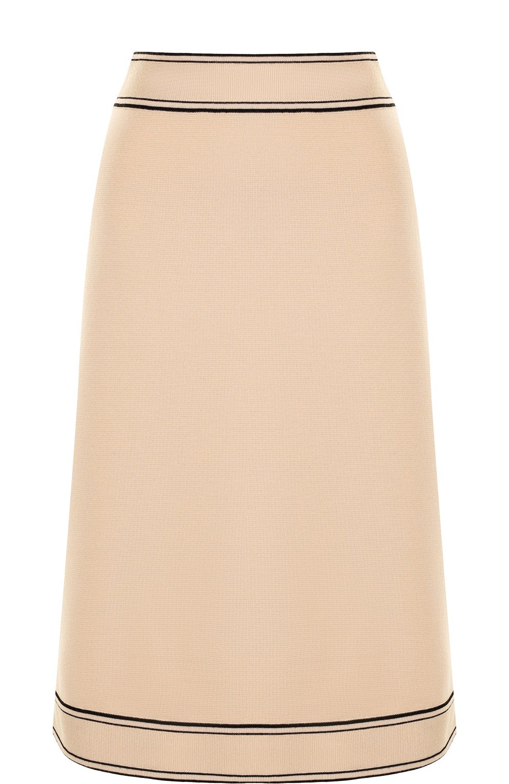 Шерстяная юбка-миди с контрастной отделкой GUCCI, арт. 514524/X1575, фото 1