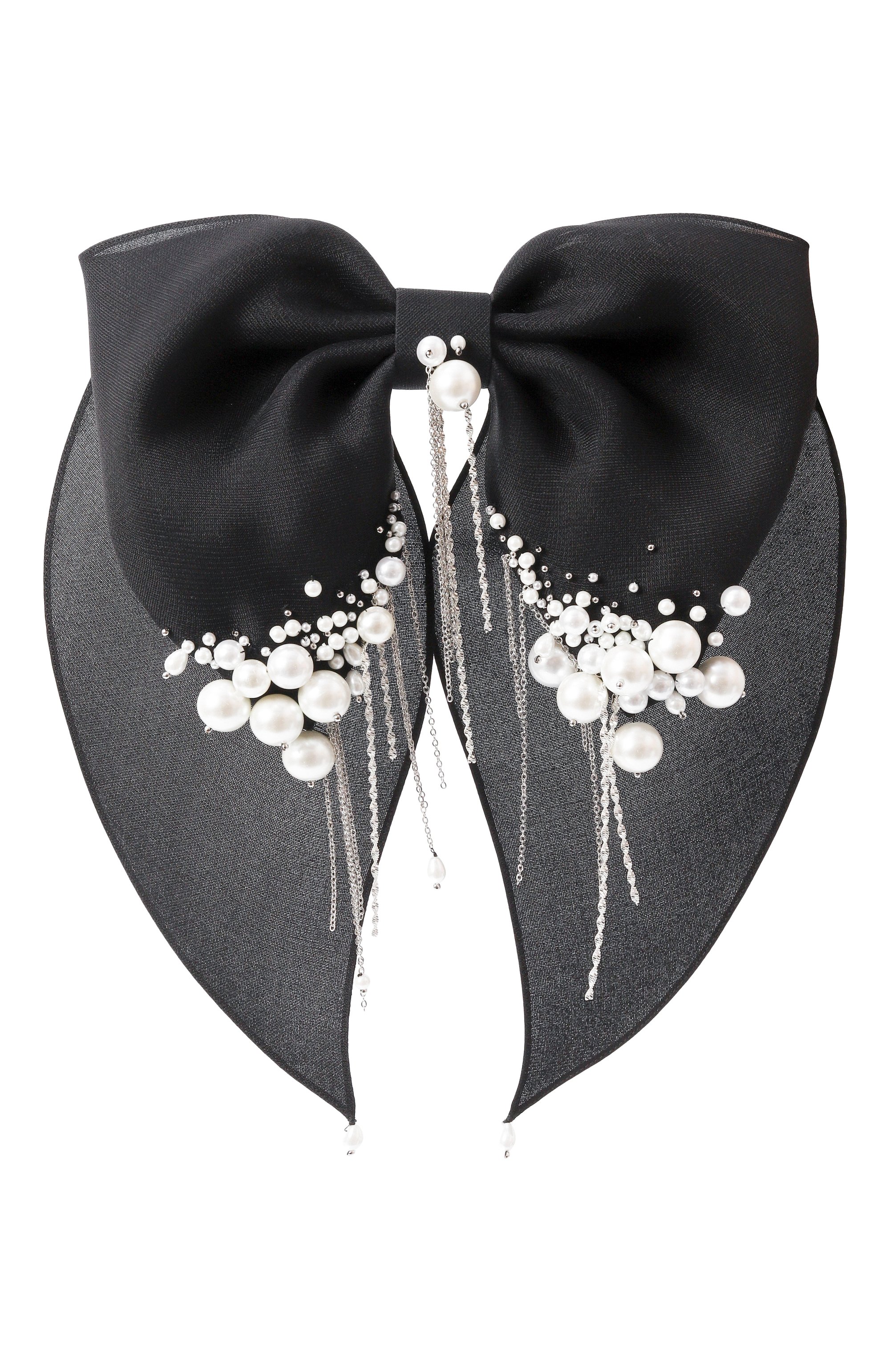 Бант PANFIL черного цвета по цене 30000 руб., арт. 0-X2-PGN, фото 1 Бант PANFIL, арт. 0-X2-PGN, фото 1