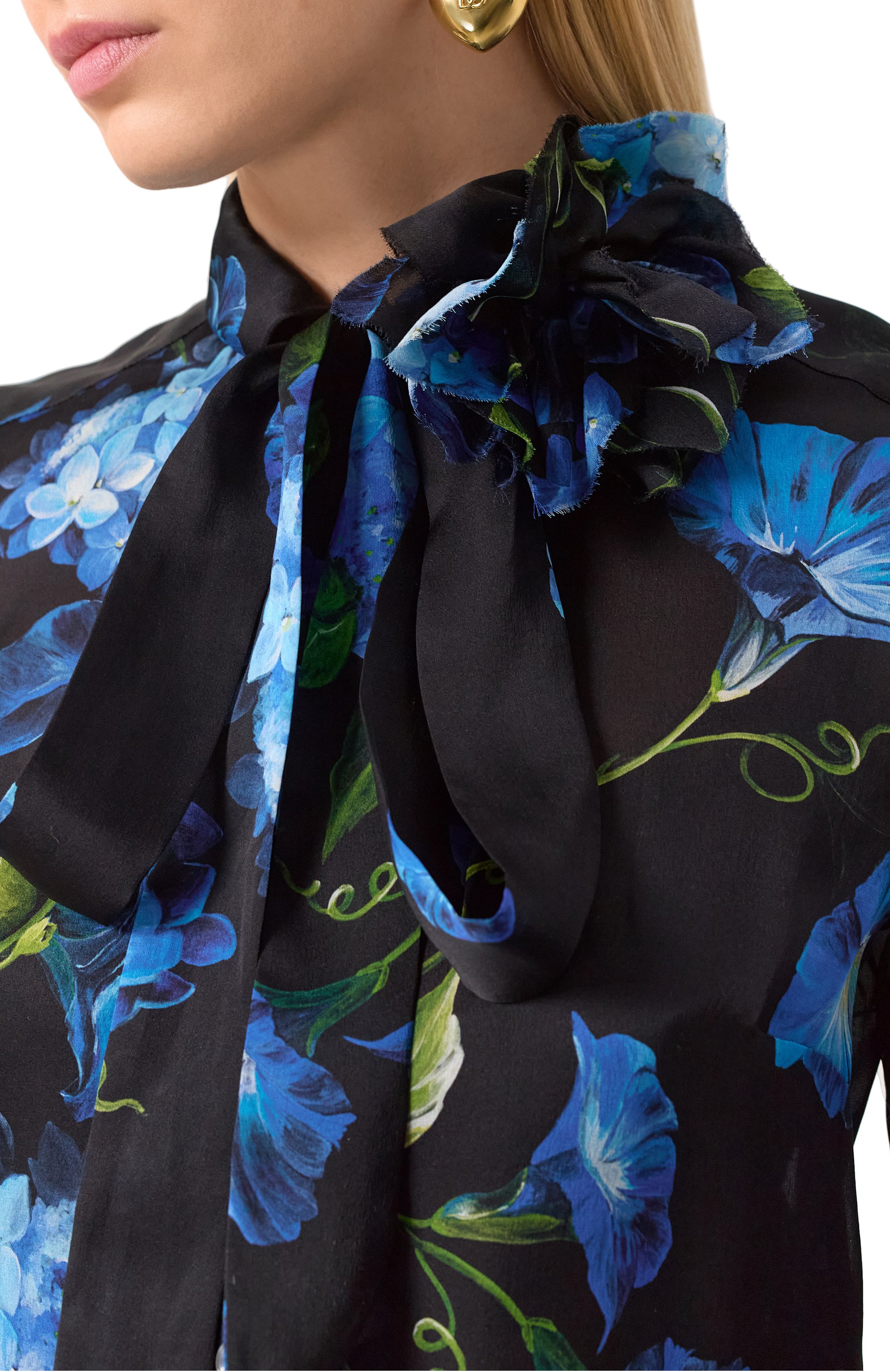 Шелковая блузка DOLCE & GABBANA, арт. F5R65T/IS1SY, фото 5