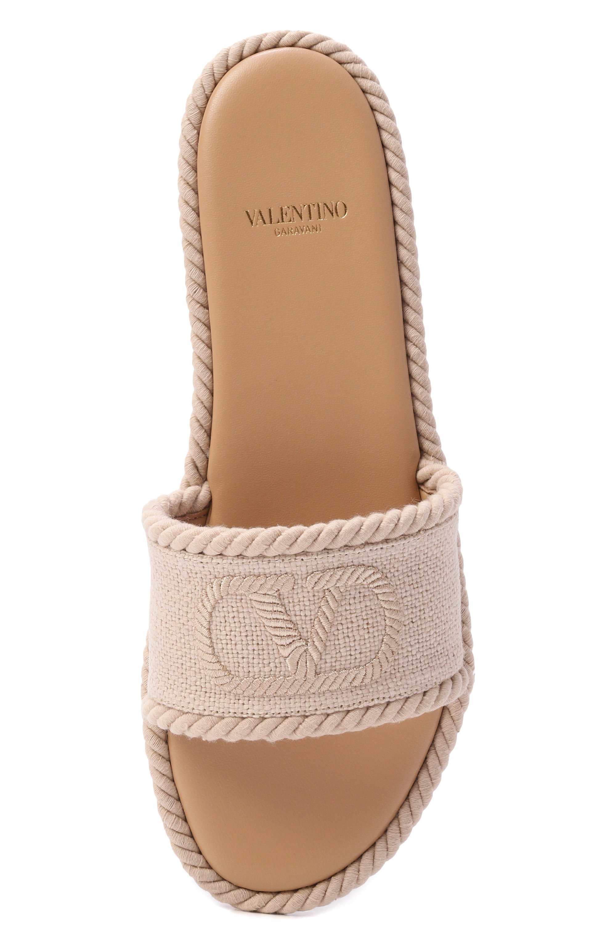 Текстильные шлепанцы vlogo VALENTINO, арт. 8W0S0PI0/BCH, фото 6
