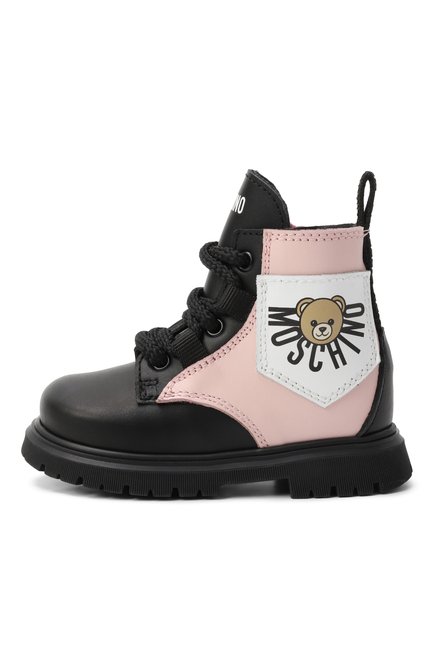 Кожаные ботинки MOSCHINO, арт. 81862/VAR2/19-26