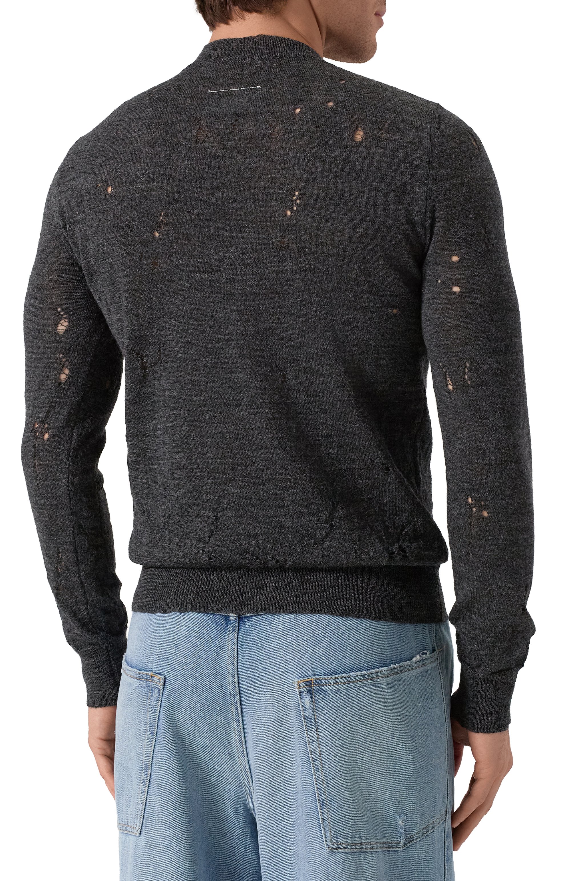 Шерстяной джемпер MM6, арт. SH0HL0033/M13134, фото 4