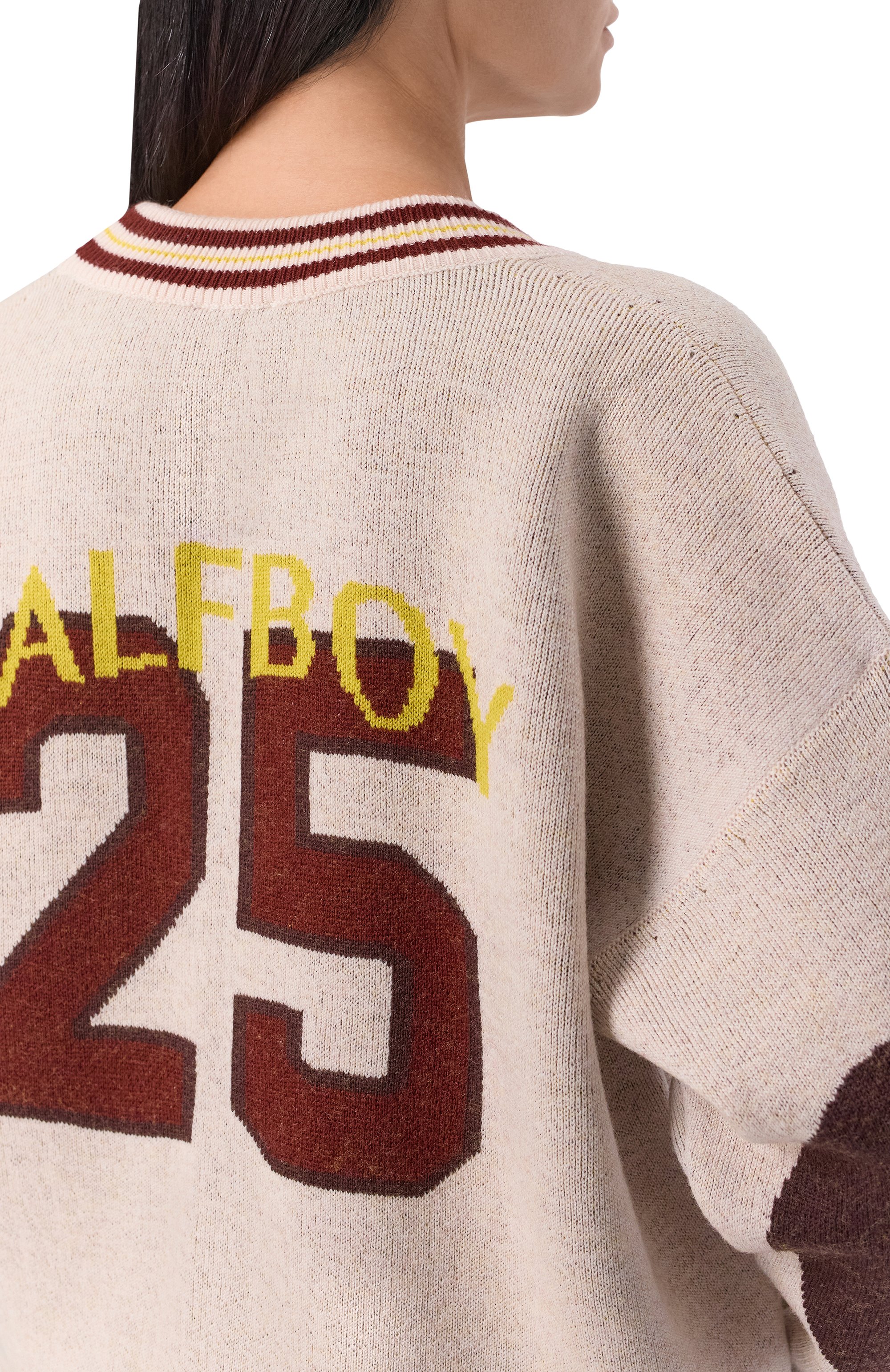 Шерстяной пуловер HALFBOY, арт. HF251WK010, фото 5