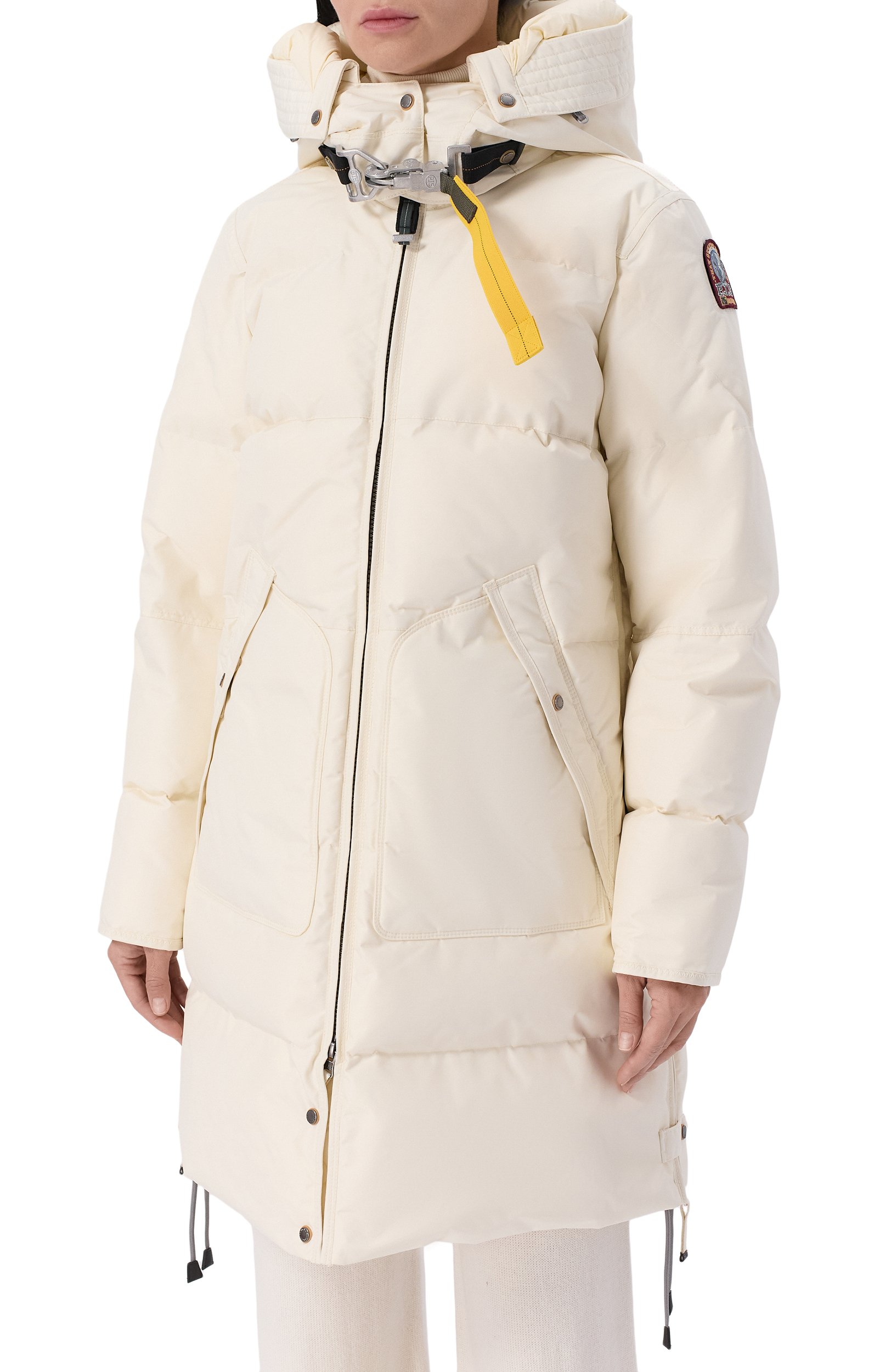 Пуховик PARAJUMPERS белого цвета по цене 112500 руб., арт. 26WMPWJKMA33, фото 3 Пуховик PARAJUMPERS, арт. 26WMPWJKMA33, фото 3