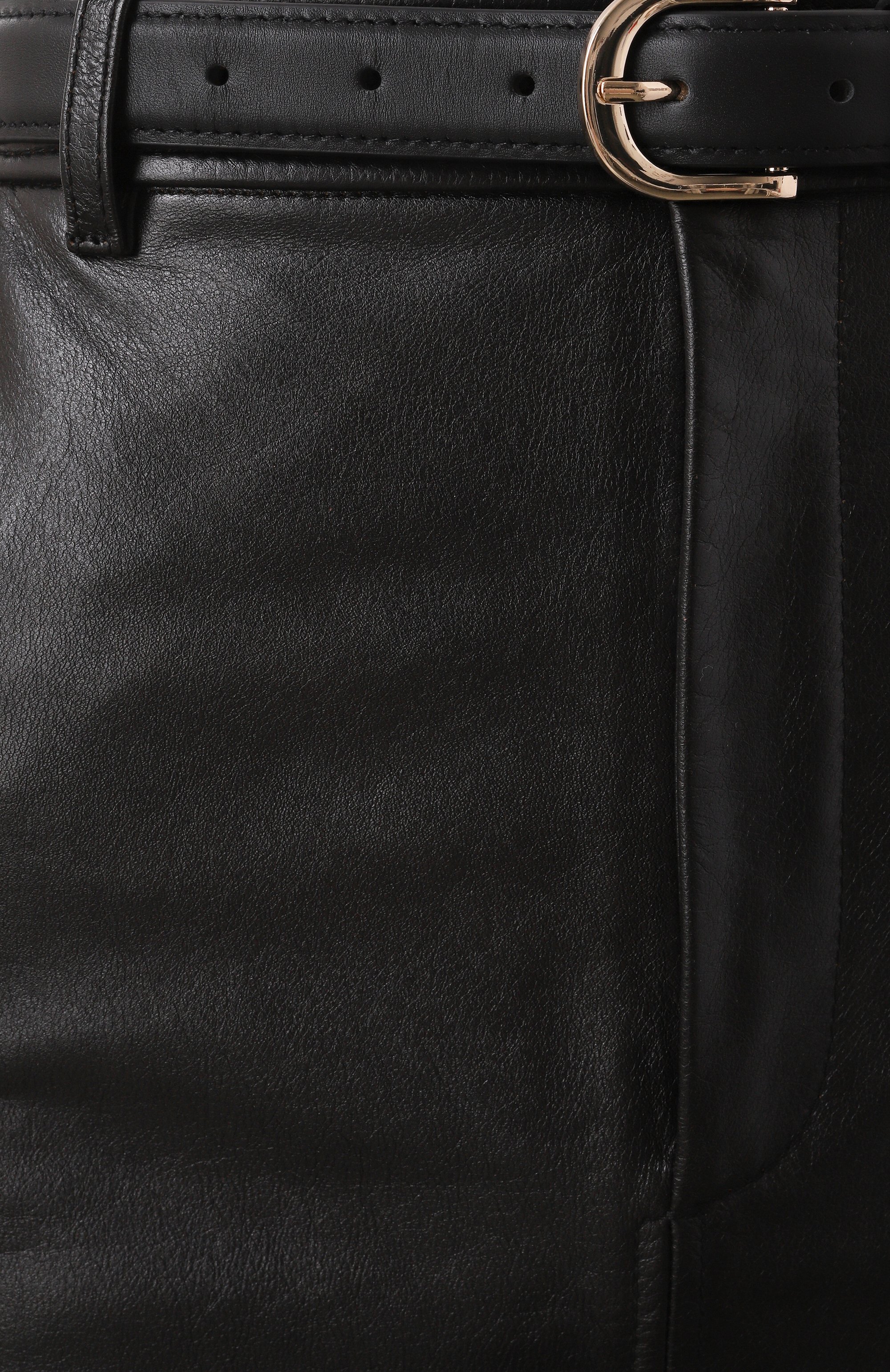 Кожаная юбка SELF-PORTRAIT, арт. RS25092MSK, фото 6