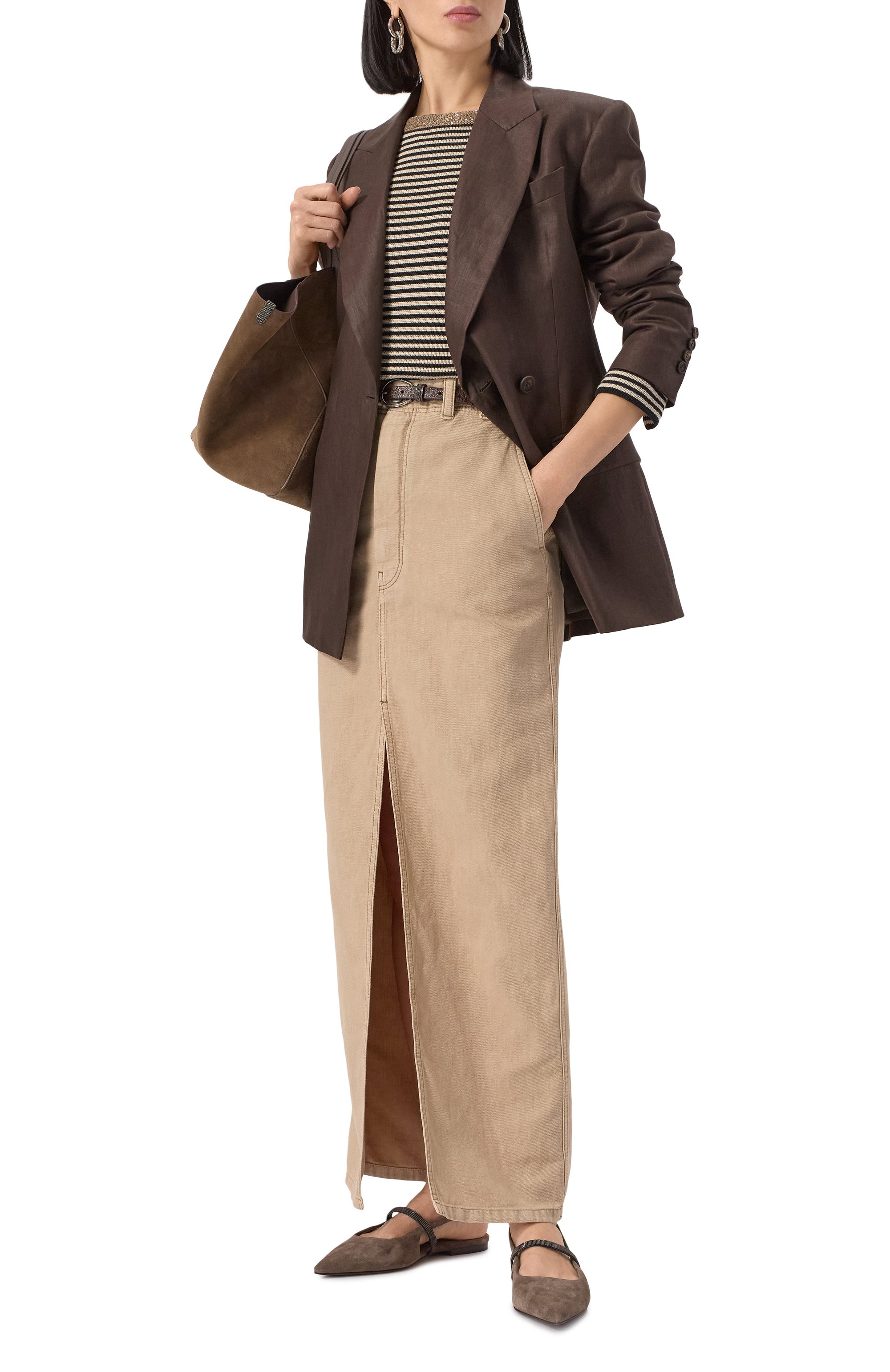 Льняной жакет BRUNELLO CUCINELLI, арт. ML1427261, фото 2