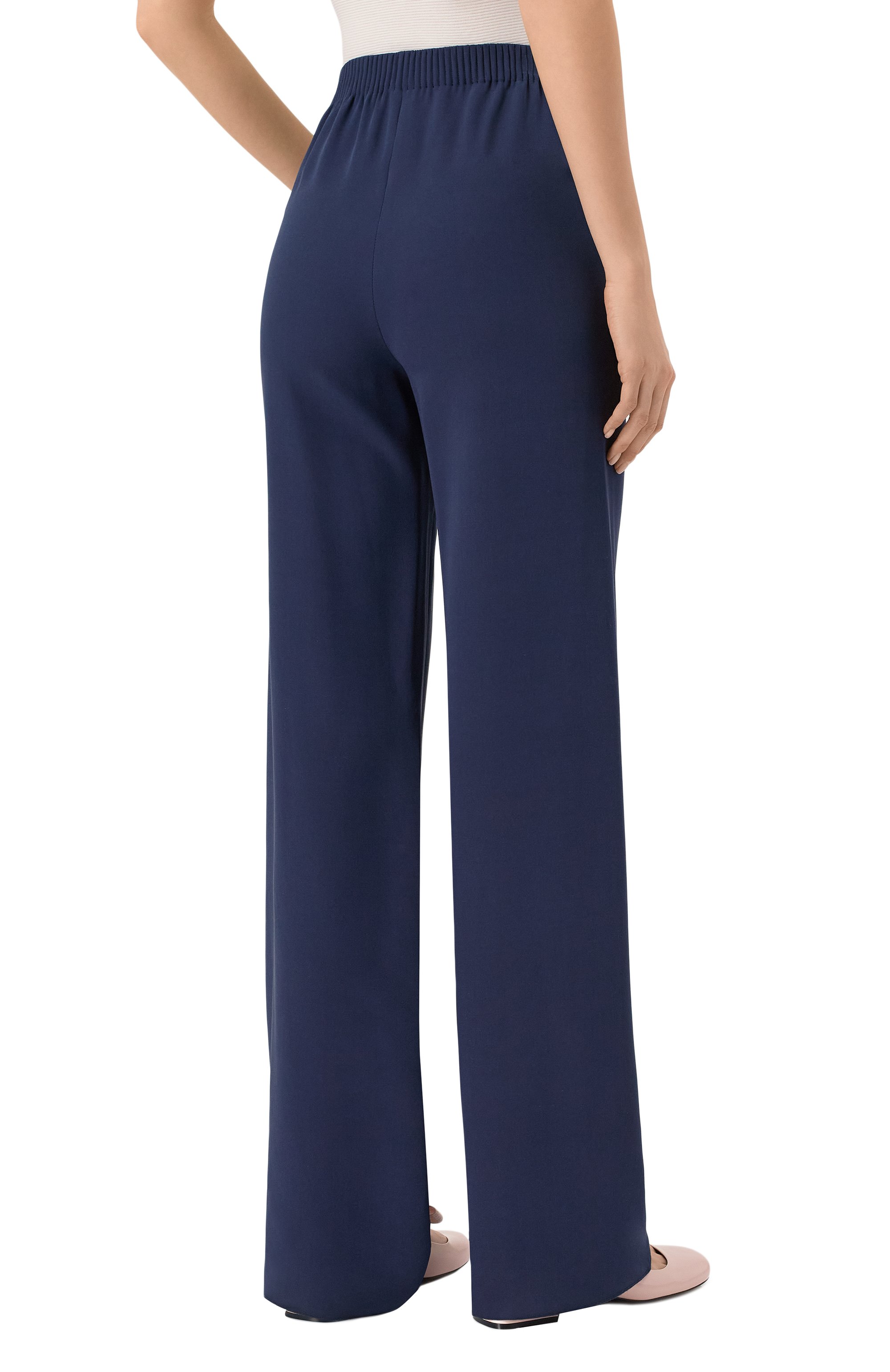 Шелковые брюки VALENTINO, арт. 6B3RB6861MM, фото 4