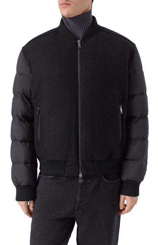 Пуховый бомбер Add 12AMHM88 Чёрный  12AMHM88 Фото 3