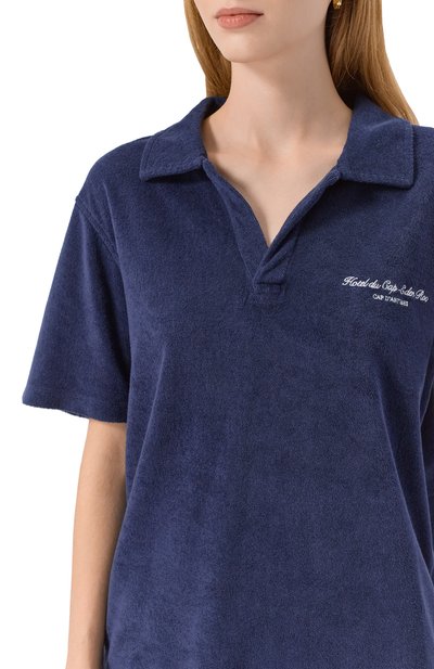 Хл�опковое поло SPORTY AND RICH, арт. T003260673BL106, фото 5