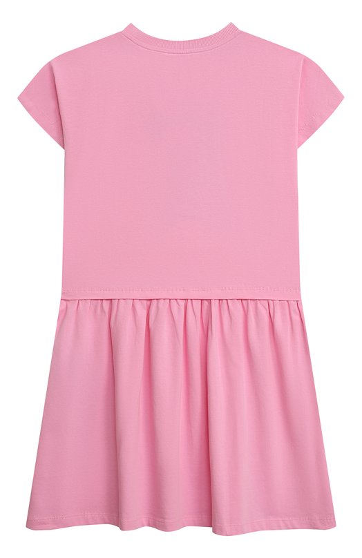 

Хлопковое платье Moschino, Розовый