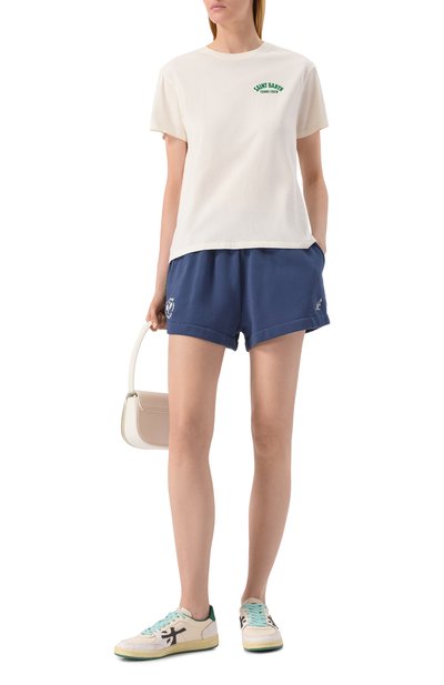 Хлопковая футболка MC2 SAINT BARTH молочного цвета по цене 10750 руб., арт. STBW EMILIE/06186H, фото 2 Хлопковая футболка MC2 SAINT BARTH, арт. STBW EMILIE/06186H, фото 2