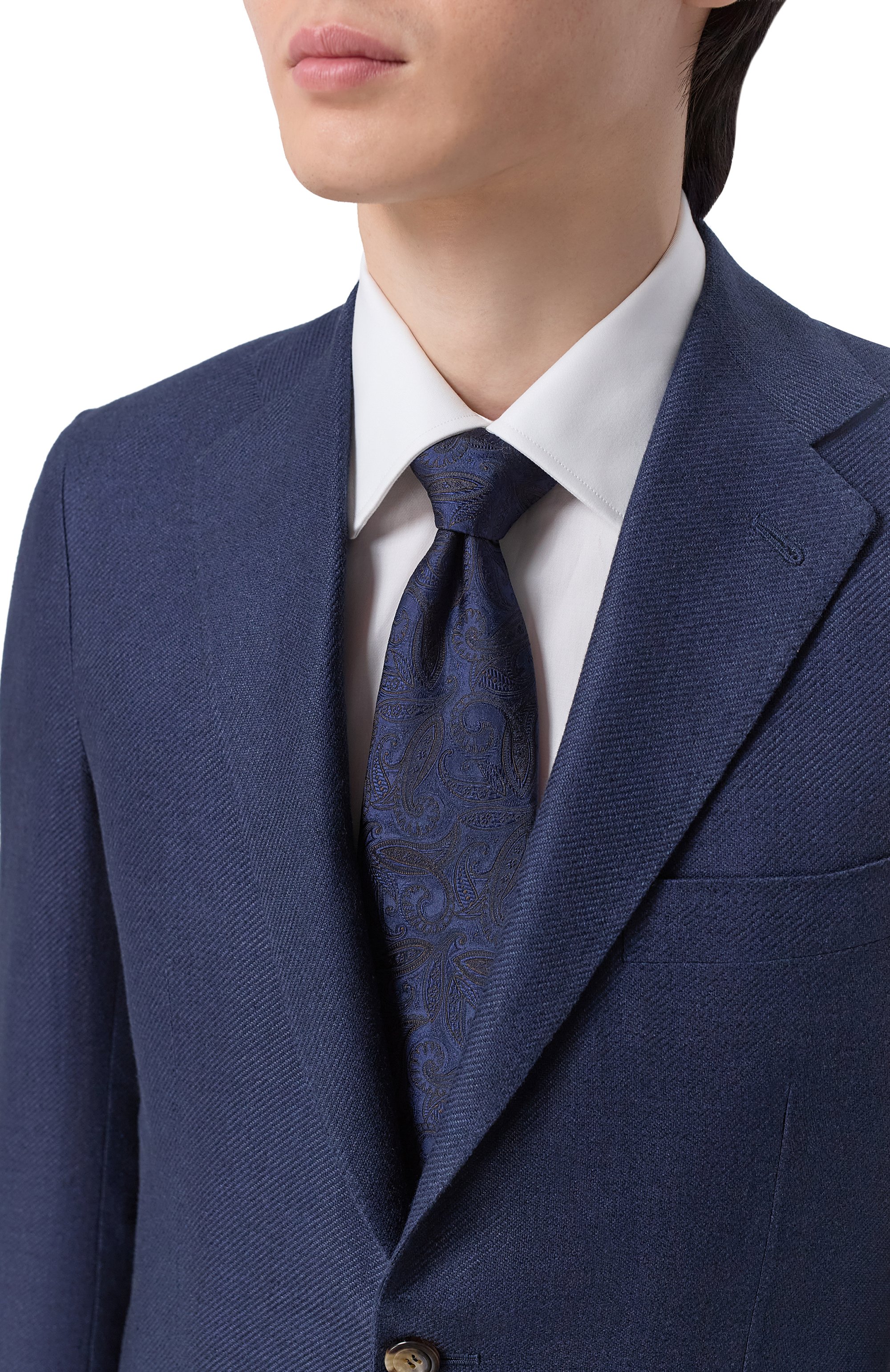 Шелковый галстук CORNELIANI, арт. 27U302/2720308, фото 2