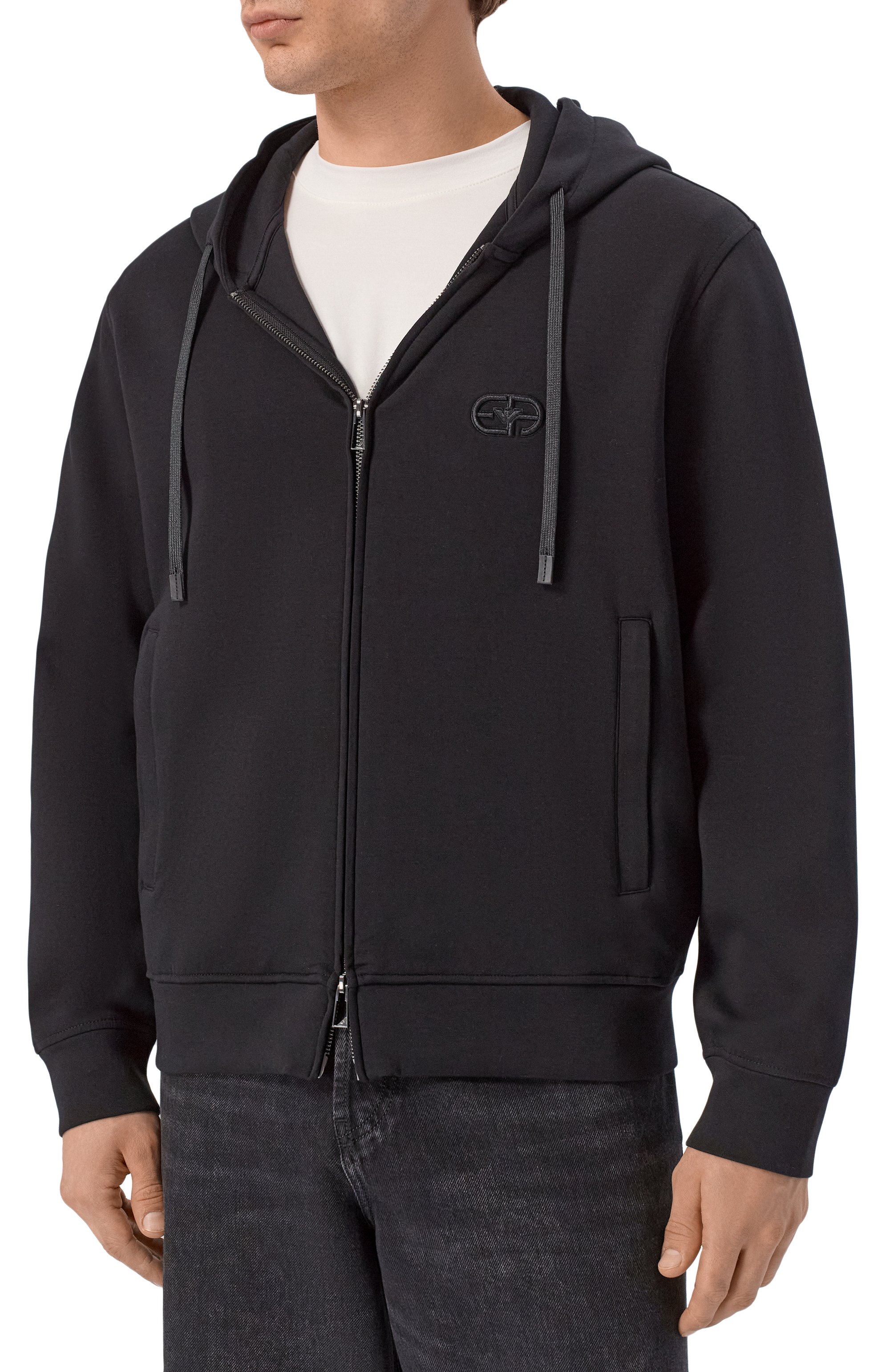 Хлопковая толстовка EMPORIO ARMANI, арт. EM004538/AF10013, фото 3