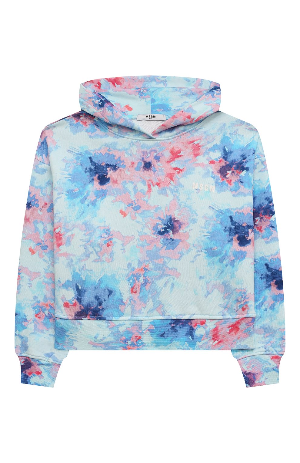 Хлопковое худи MSGM KIDS, арт. MS028947, фото 1