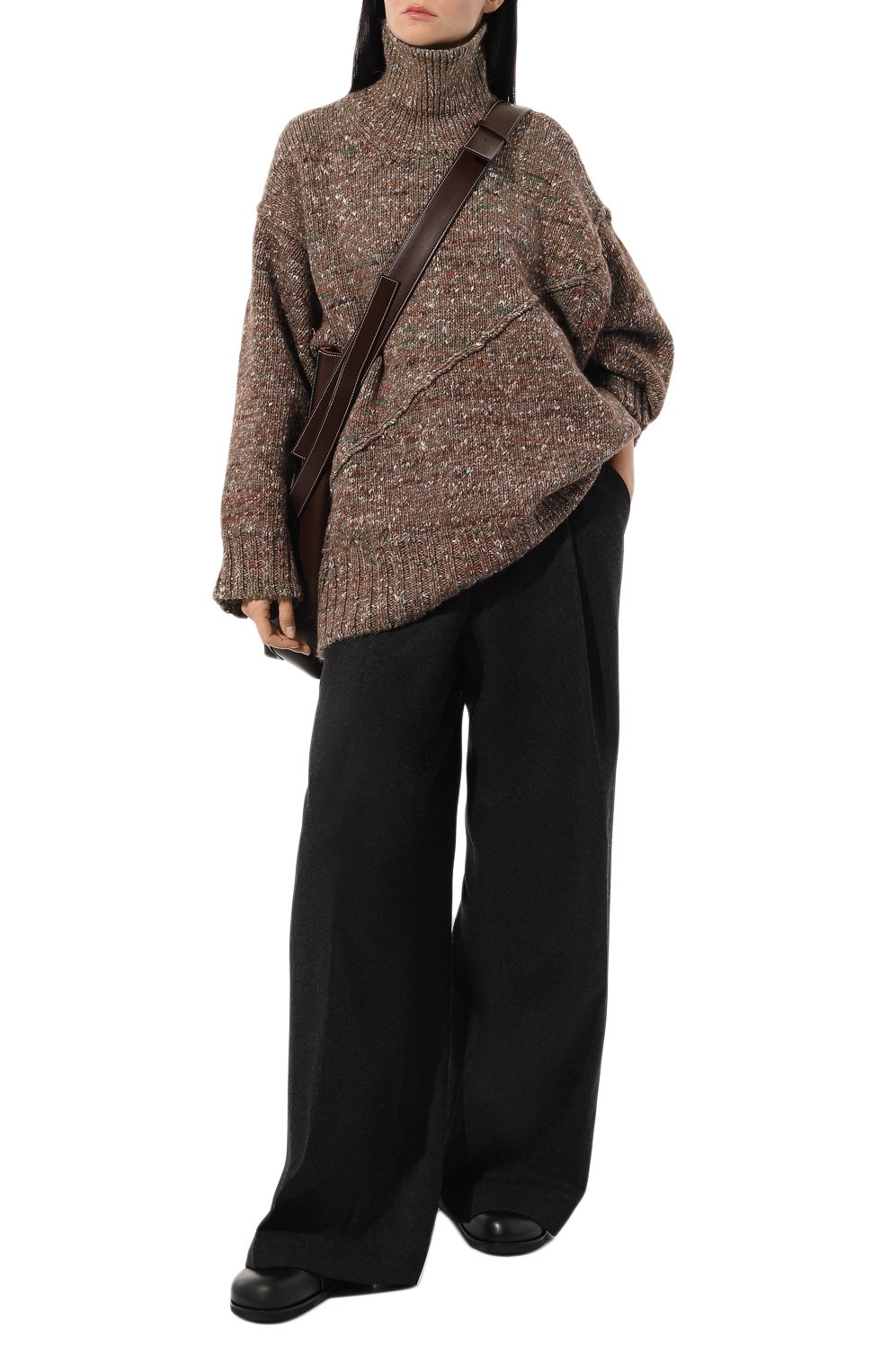 Шерстяные брюки DRIES VAN NOTEN, арт. 232-010916-7207, фото 2