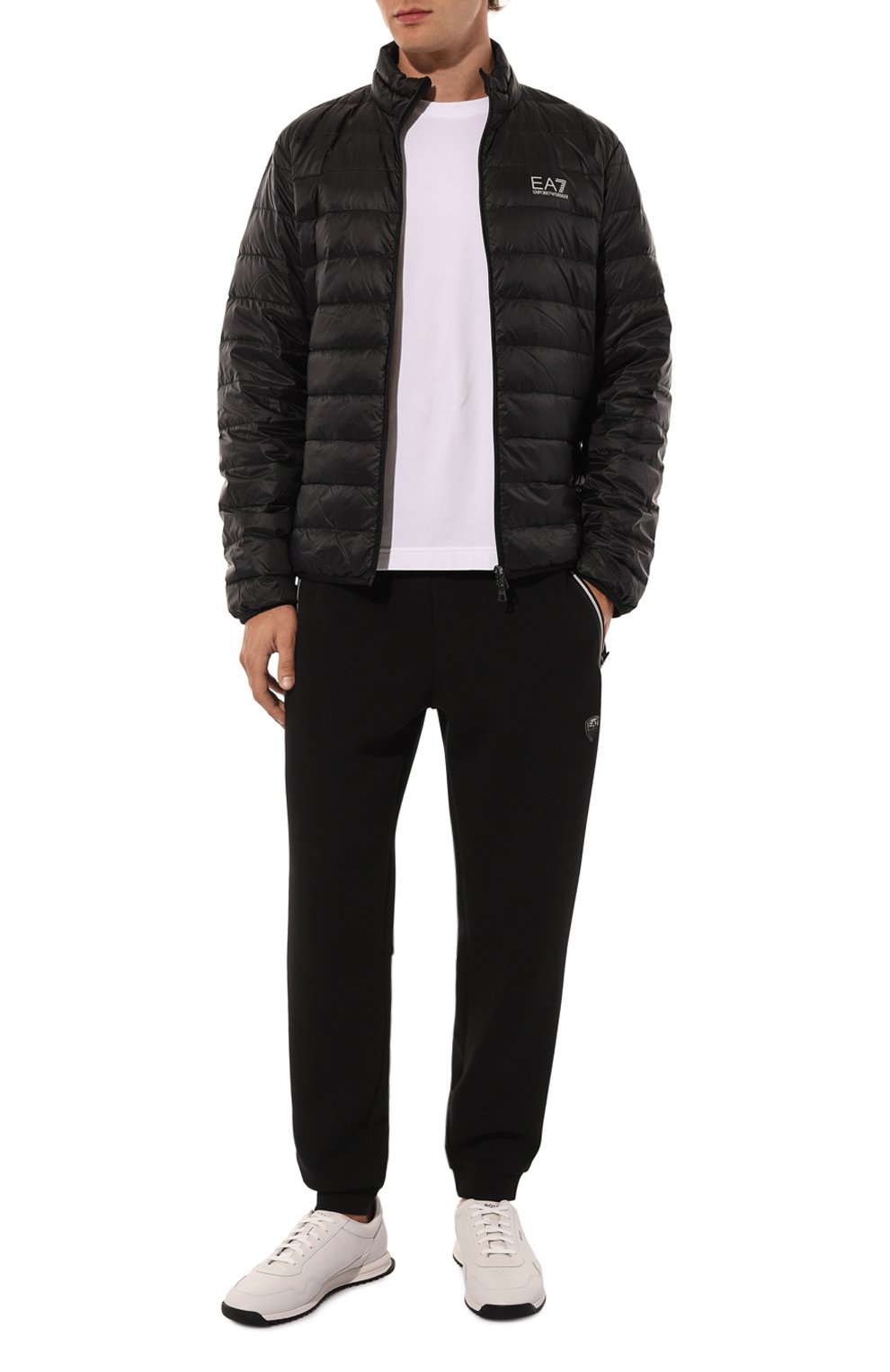 Джоггеры EA7 черного цвета по цене 16900 руб., арт. 8NPP63/PJ4EZ/L, фото 2 Джоггеры EA7, арт. 8NPP63/PJ4EZ/L, фото 2