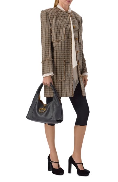 Бархатные туфли marene 120 JIMMY CHOO, арт. MARENEMARYJANE120VBC, фото 3