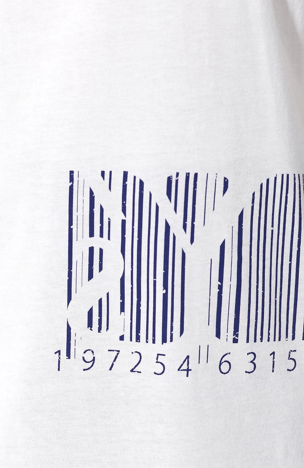 Хлопковая футболка YOHJI YAMAMOTO белого цвета по цене 18150 руб., арт. YZ-T01-670, фото 5 Хлопковая футболка YOHJI YAMAMOTO, арт. YZ-T01-670, фото 5