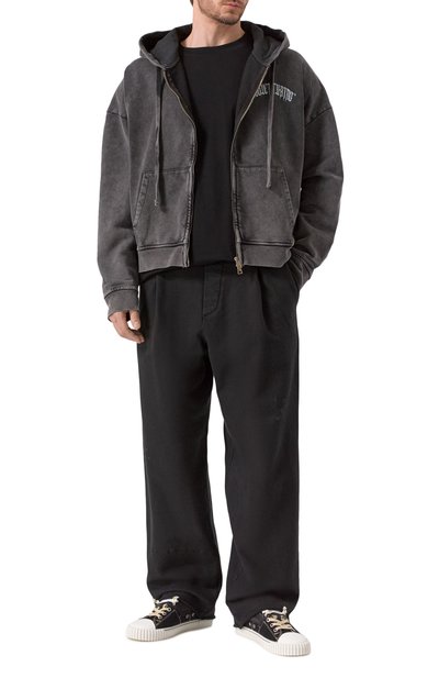 Хлопковая толстовка DIEGO VENTURINO, арт. DVFLZD00, фото 2