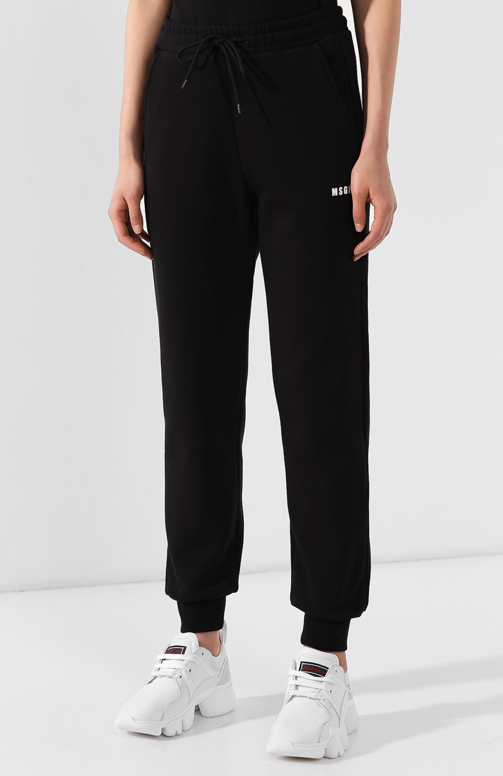 Хлопковые джоггеры MSGM, арт. 2741MDP64 195799, фото 3