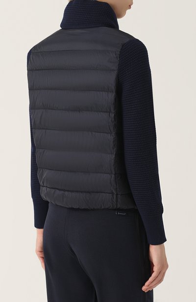 Пу ховик с шерстяными рукавами MONCLER, арт. C2-093-94534-00-98124, фото 4