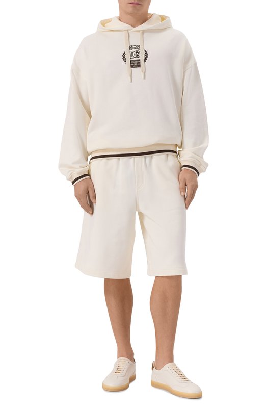 Хлопковые шорты Dolce & Gabbana GP08BT/HU7DU Белый  GP08BT/HU7DU Фото 2