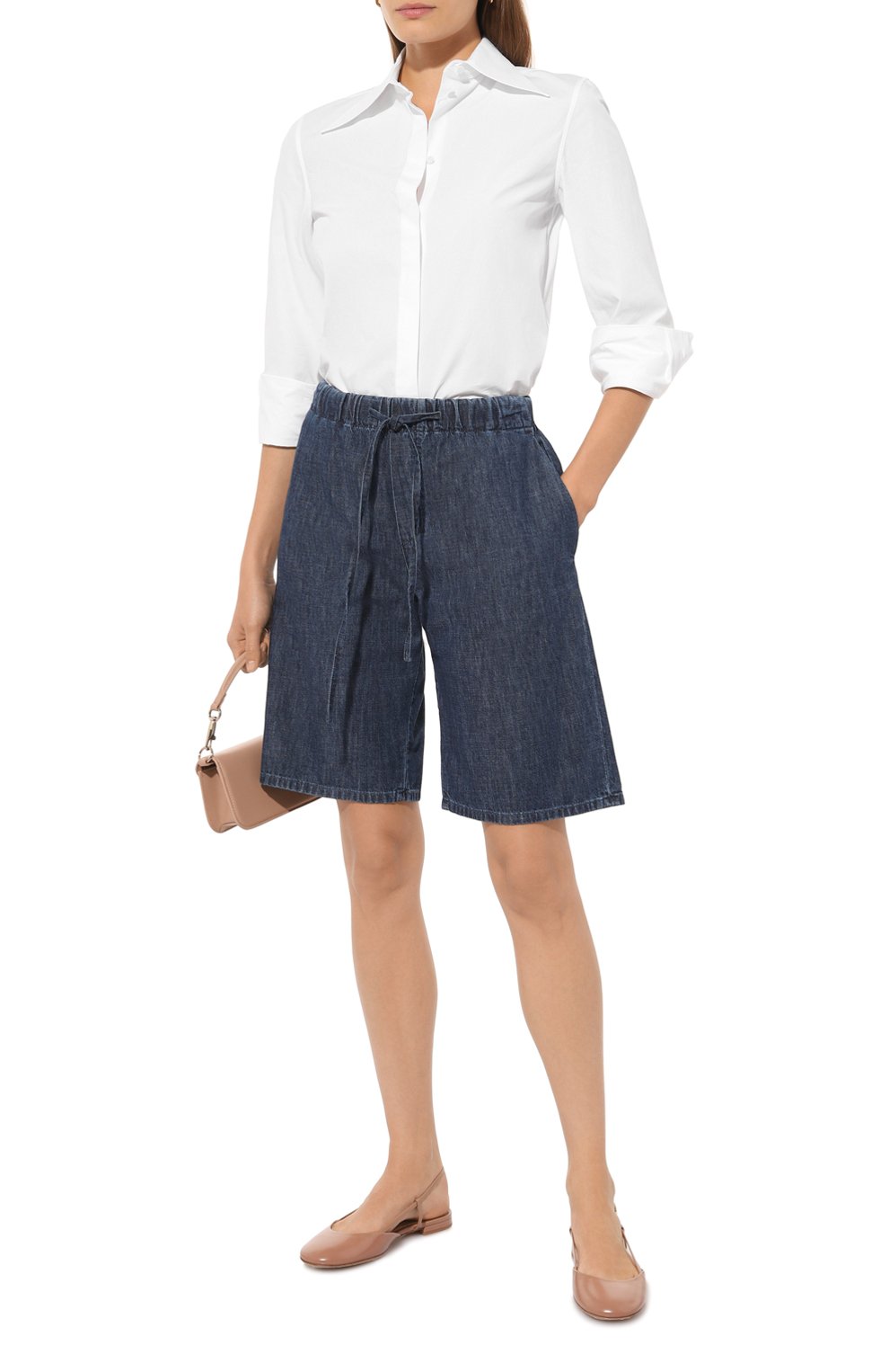 Джинсовые шорты VALENTINO, арт. 5B3DD17U7MR, фото 2