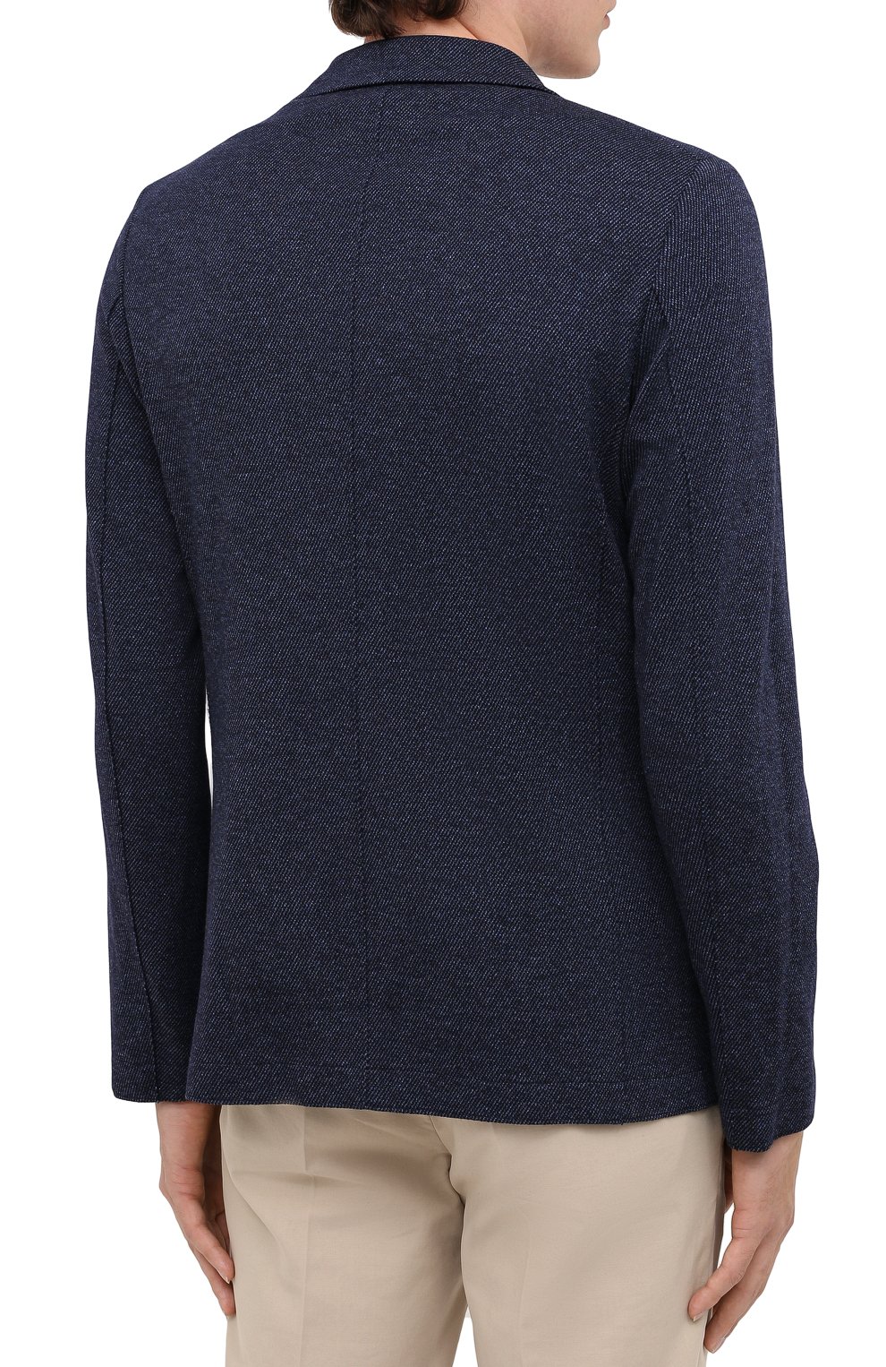 Пиджак из шерсти и хлопка HARRIS WHARF LONDON, арт. C8P22MPG, фото 4