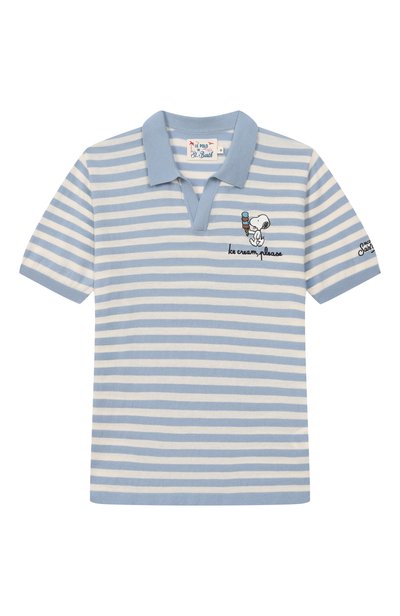 Хлопковое поло MC2 SAINT BARTH, арт. SL00027-03513L/SL0AN JR EMBR0IDERY_001