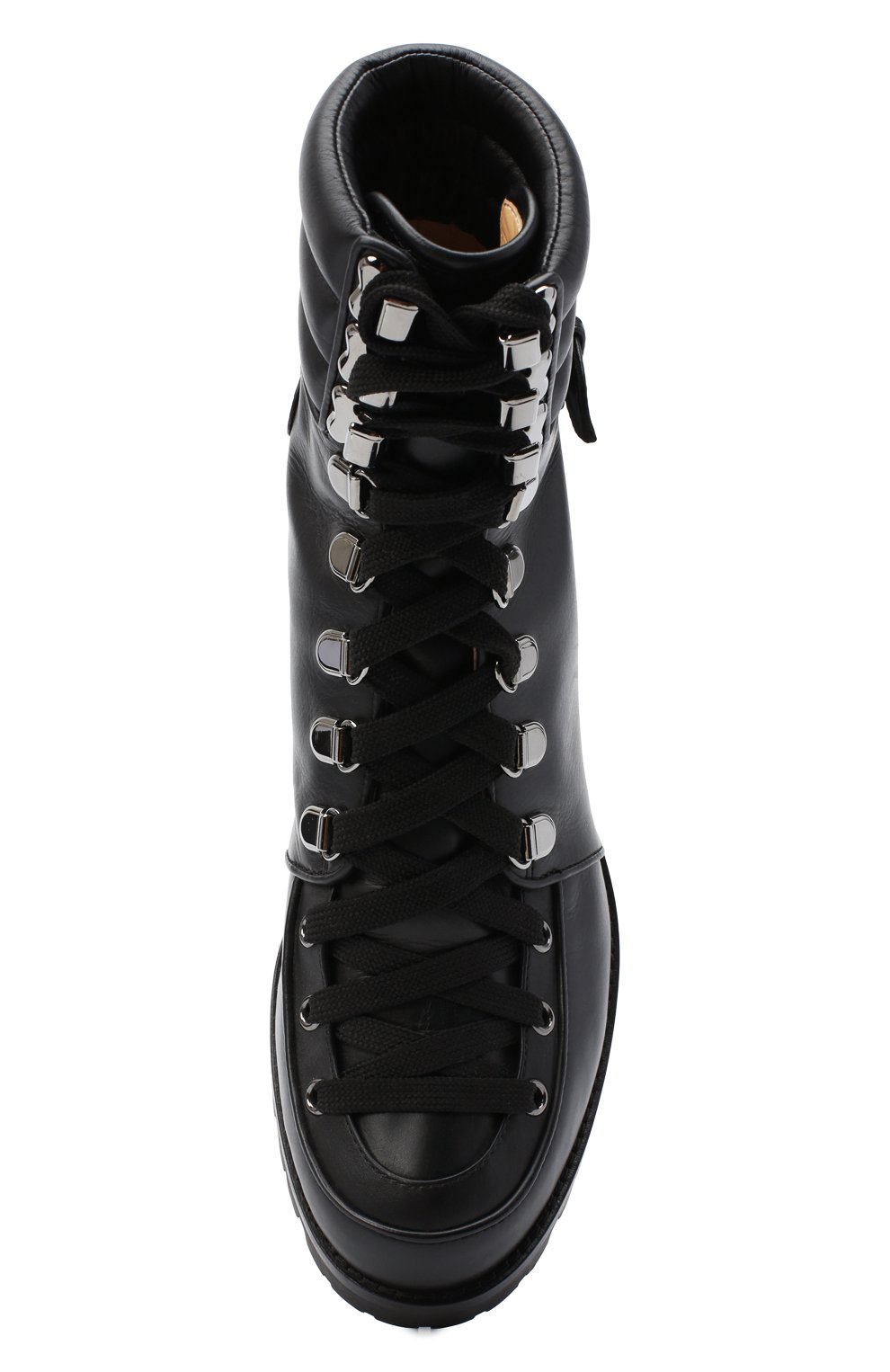 Кожаные ботинки who runs CHRISTIAN LOUBOUTIN, арт. who runs flat calf, фото 5