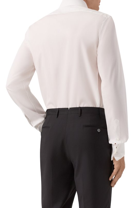 Хлопковая сорочка Finamore 1925 TUXED0/C0147B Белый  TUXED0/C0147B Фото 4