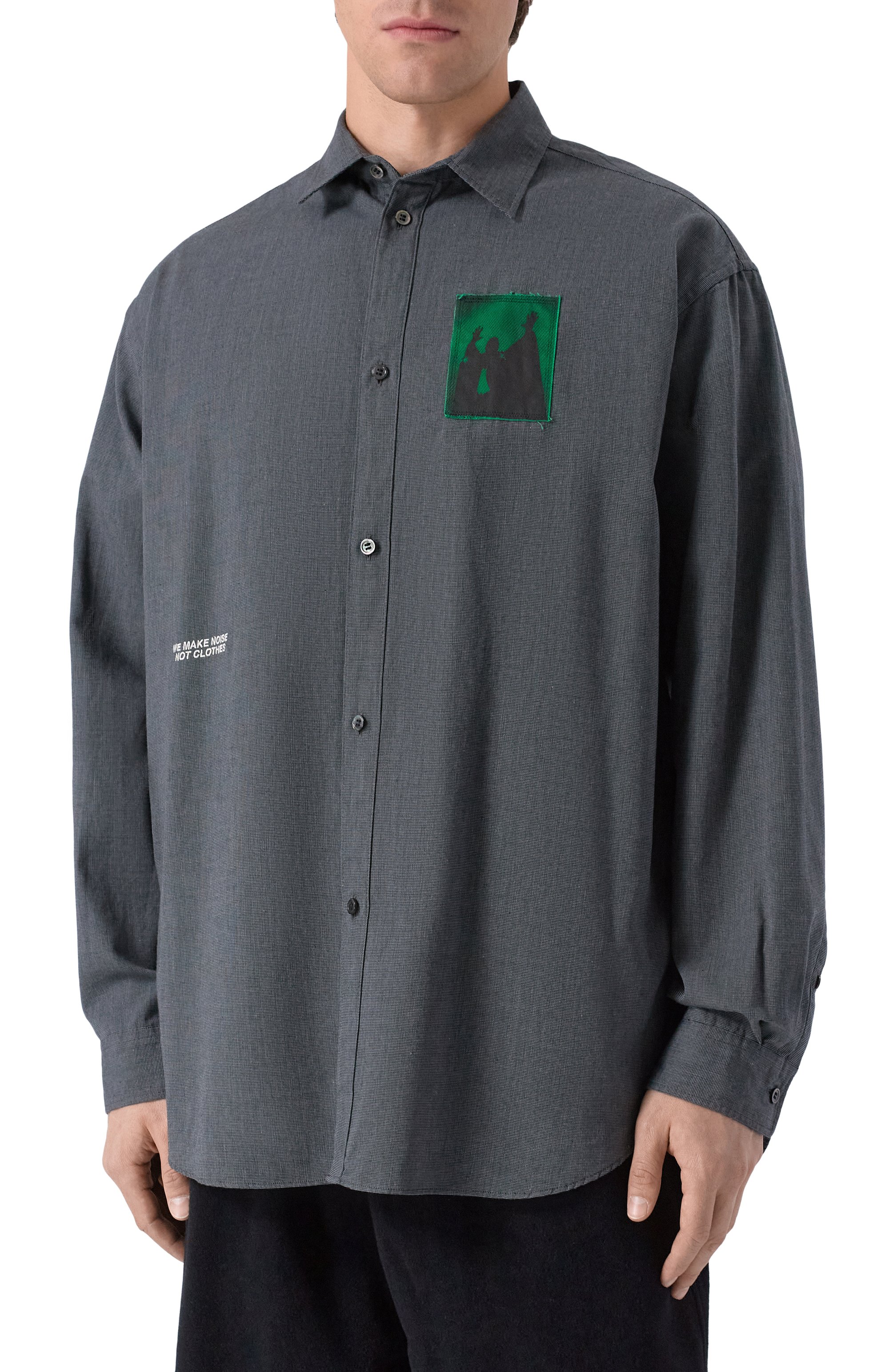 Хлопковая рубашка UNDERCOVER, арт. UP2E4402, фото 3