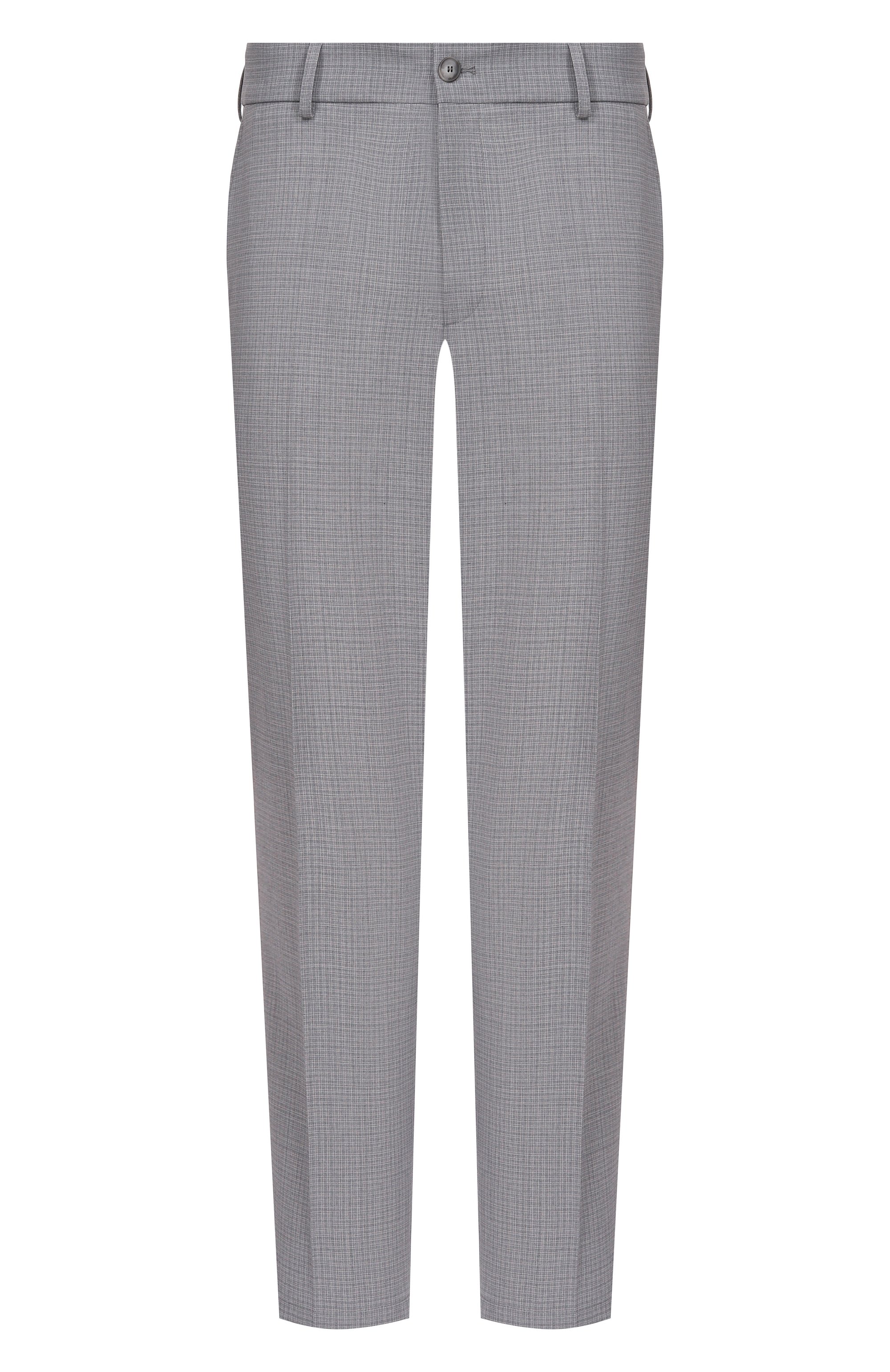 Брюки BOSS серого цвета по цене 29950 руб., арт. 50556765, фото 1 Брюки BOSS, арт. 50556765, фото 1