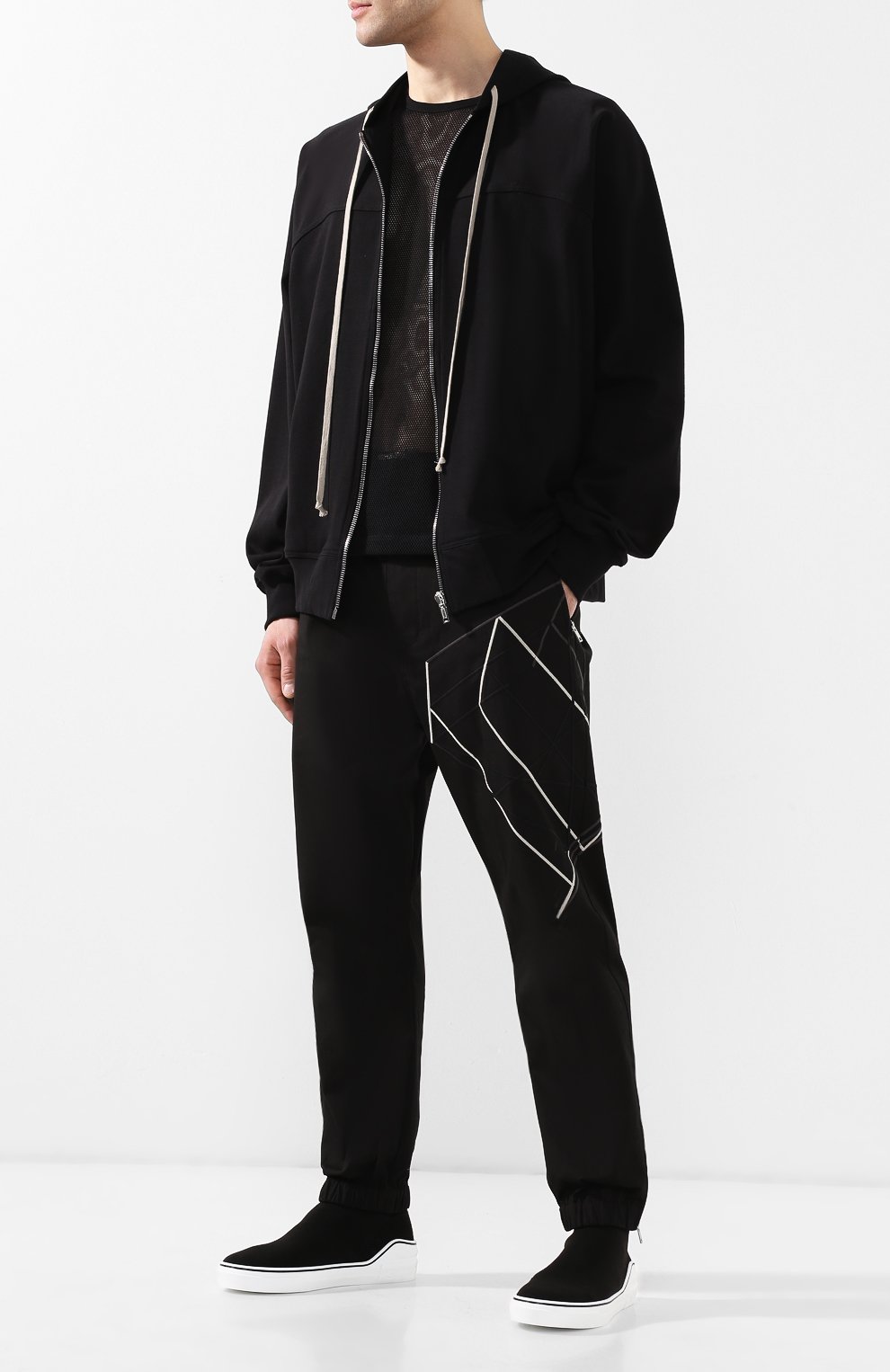 Хлопковая толстовка RICK OWENS, арт. RU19S2279/BA, фото 2