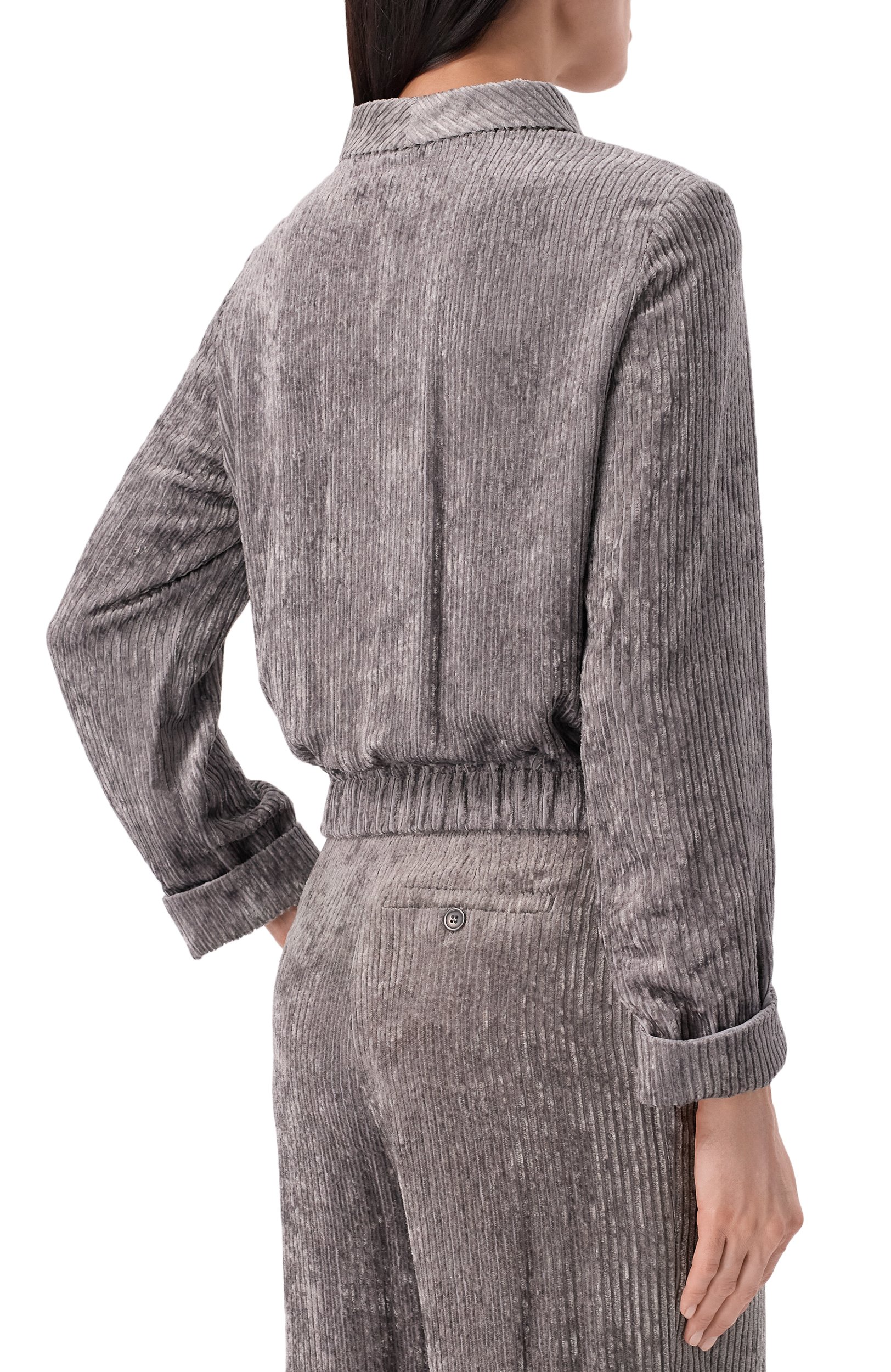 Вельветовый бомбер EMPORIO ARMANI, арт. EW004840/TE21438, фото 4