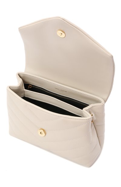 Сумка loulou toy SAINT LAURENT молочного цвета по цене 216000 руб., арт. 678401/DV707, фото 4 Сумка loulou toy SAINT LAURENT, арт. 678401/DV707, фото 4